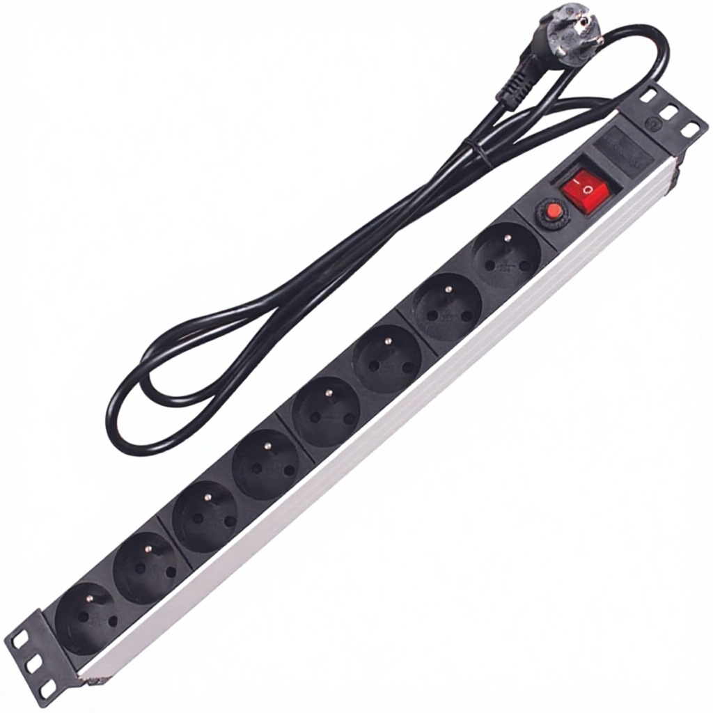 Surge Protector Rack - Power Strip 8 Hole Surge Protector
