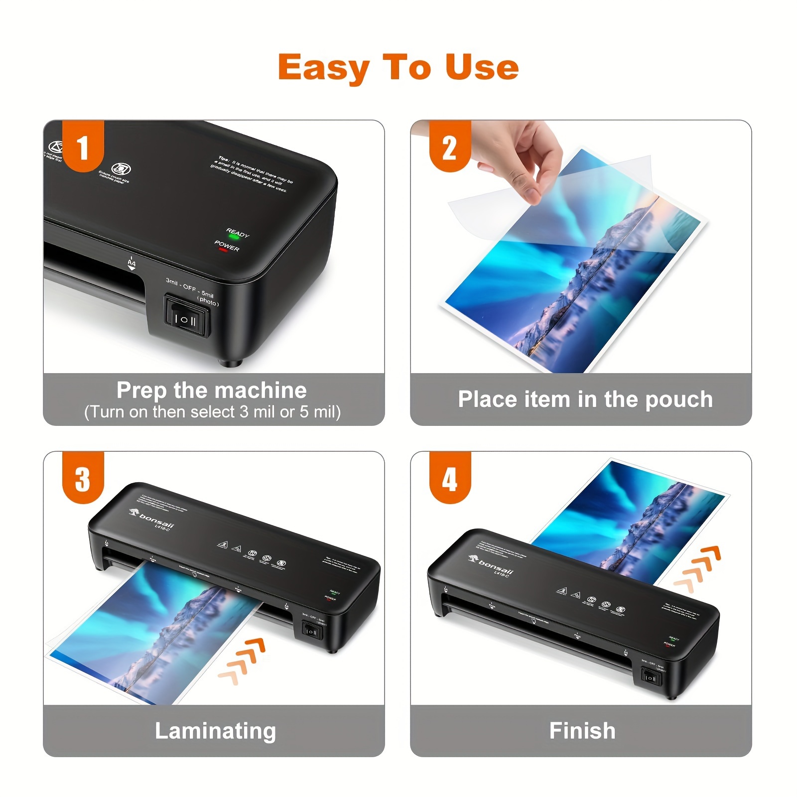 Bonsaii 9-Inch Thermal Laminat - Office Of Tech recensie en prijs