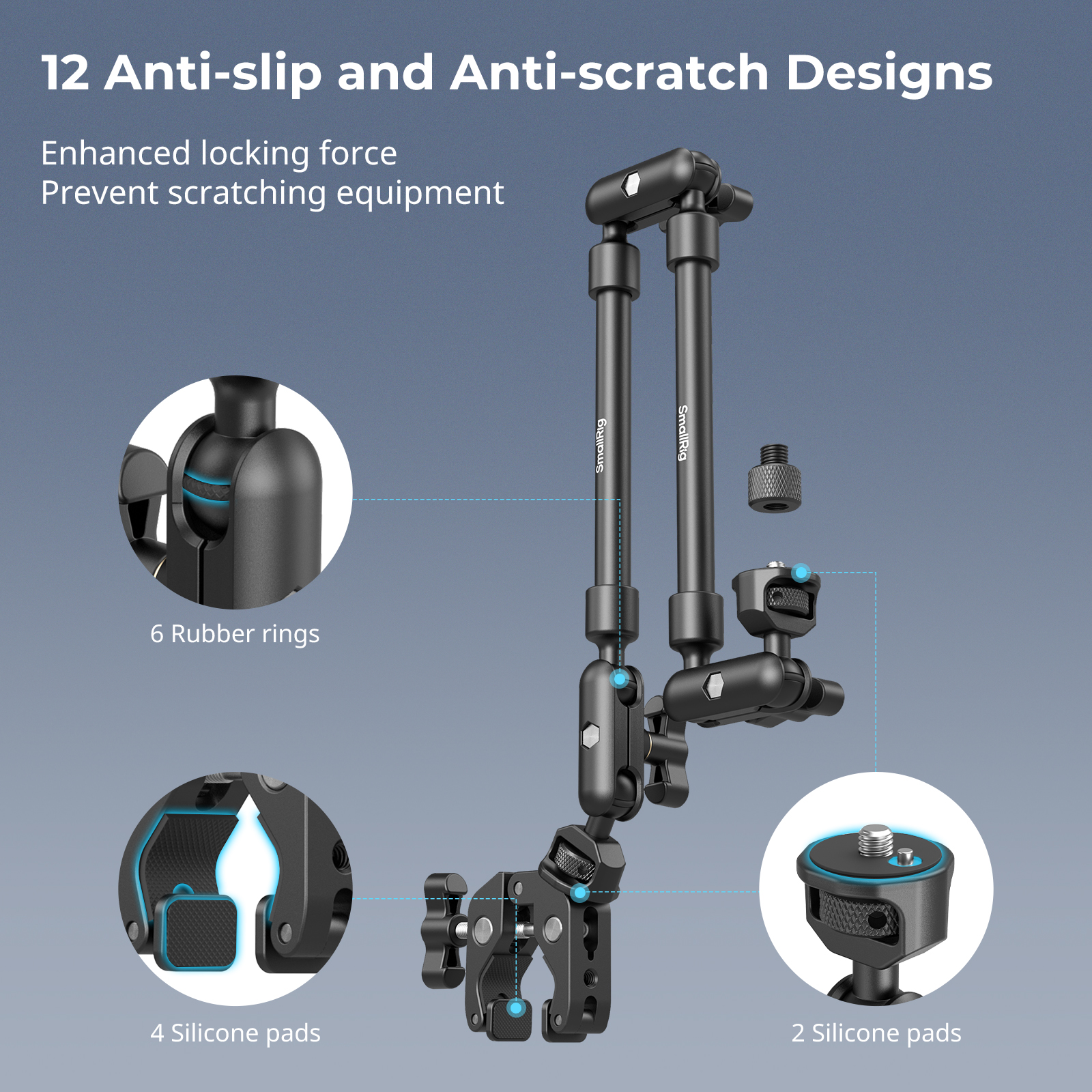 SmallRig Magic Arm with Crab C - Webcam Stand Clip recensie en prijs