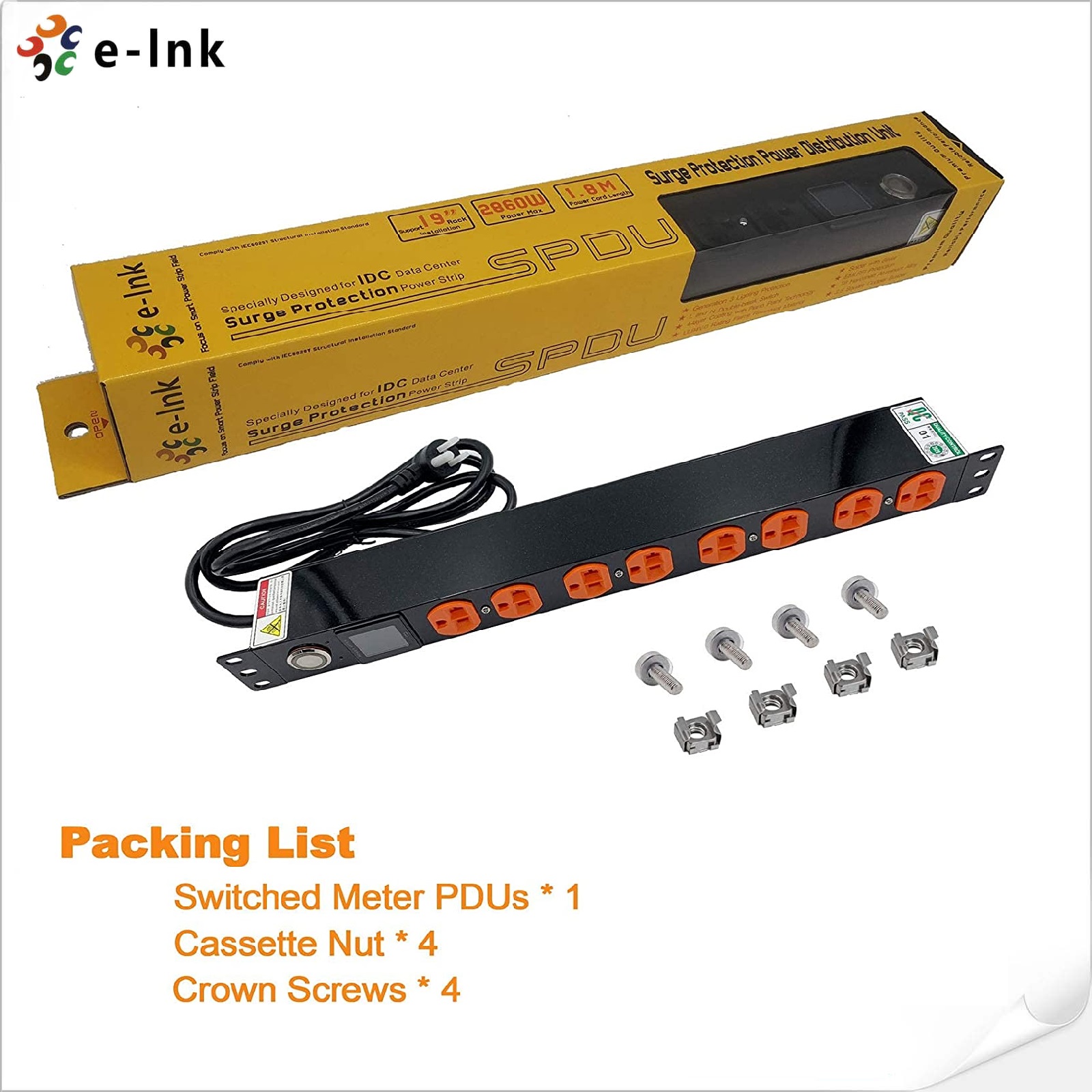 Power Distribution Unit 19'' 1 - Surge Protector Rack recensie en prijs