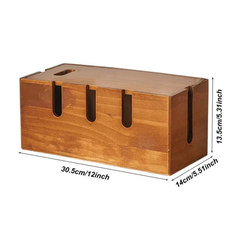 Wood Cable Organizer Box for E - Surge Protector Rack recensie en prijs