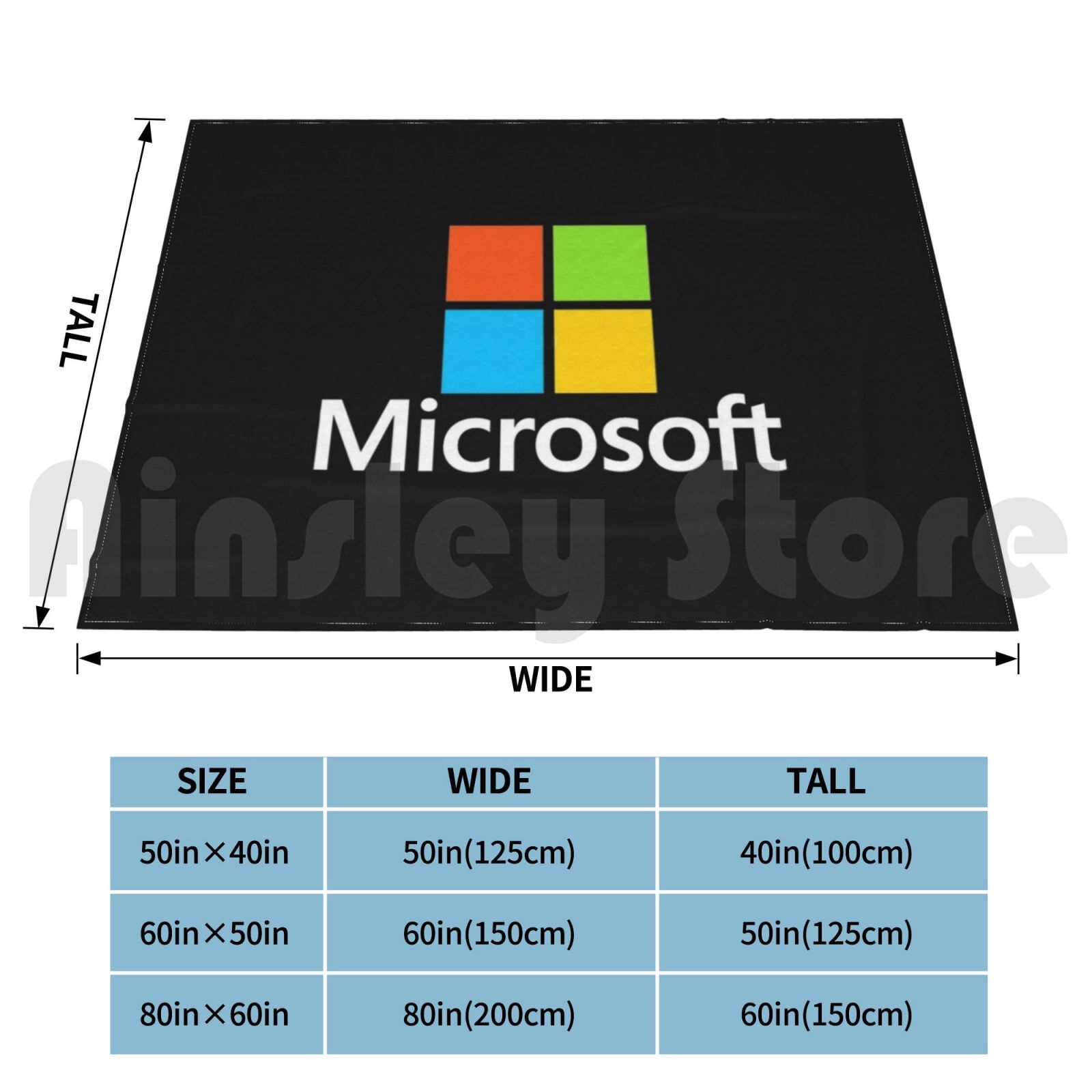 Microsoft Type Blanket Fashion - Office Tech Logo recensie en prijs