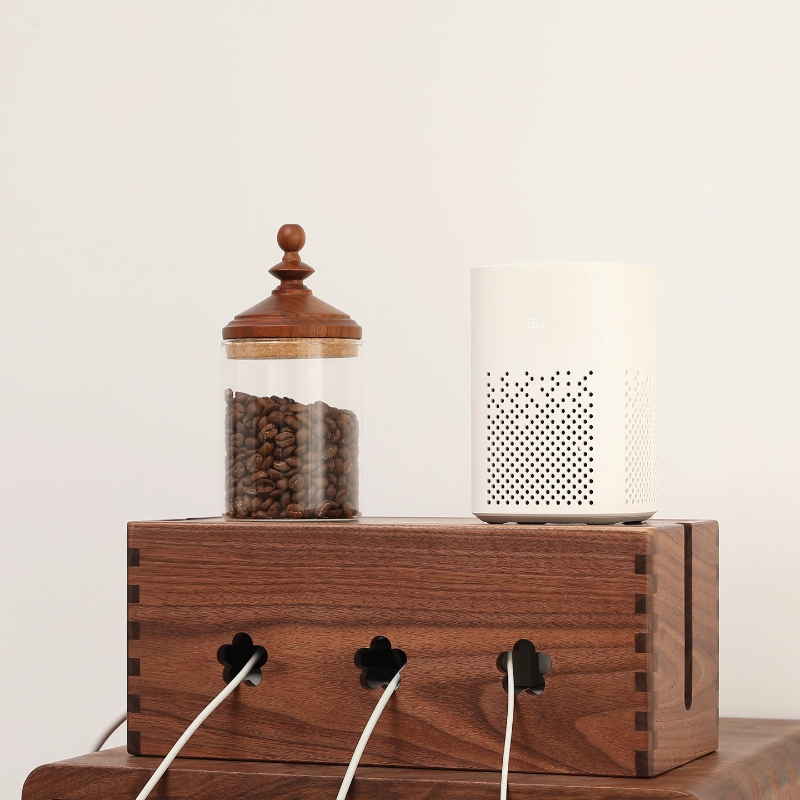 Solid Wood Desktop Power Strip - Surge Protector Rack recensie en prijs