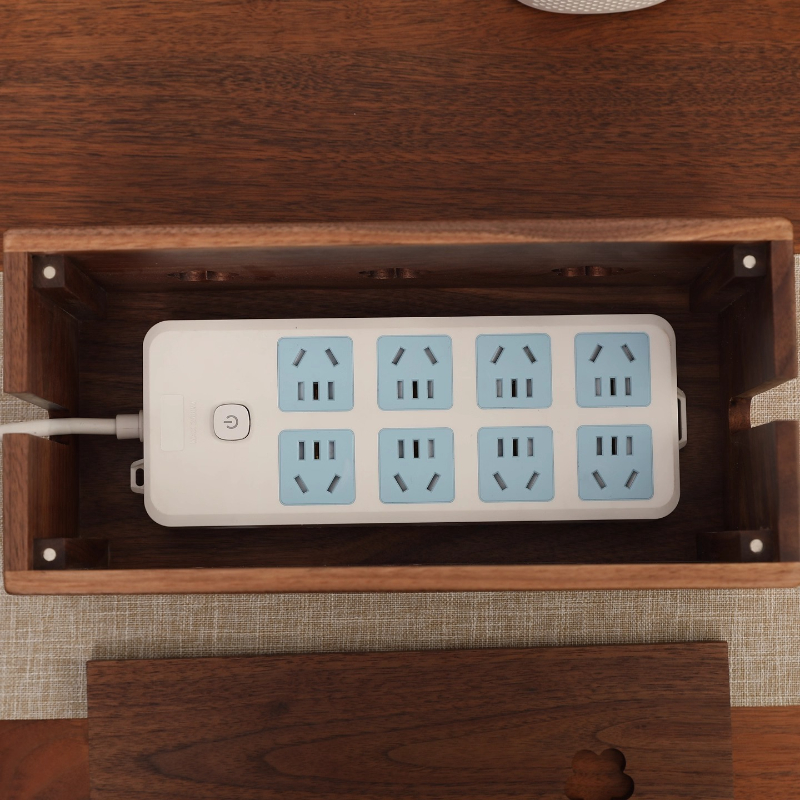 Solid Wood Desktop Power Strip - Surge Protector Rack recensie en prijs