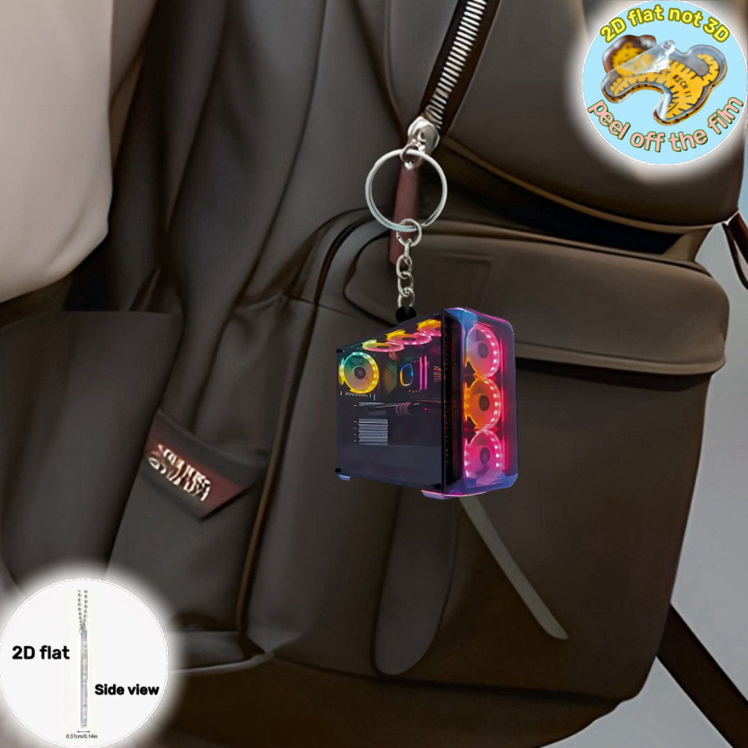 RGB Computer Host Keychain,2D  - Office Tech Bag recensie en prijs