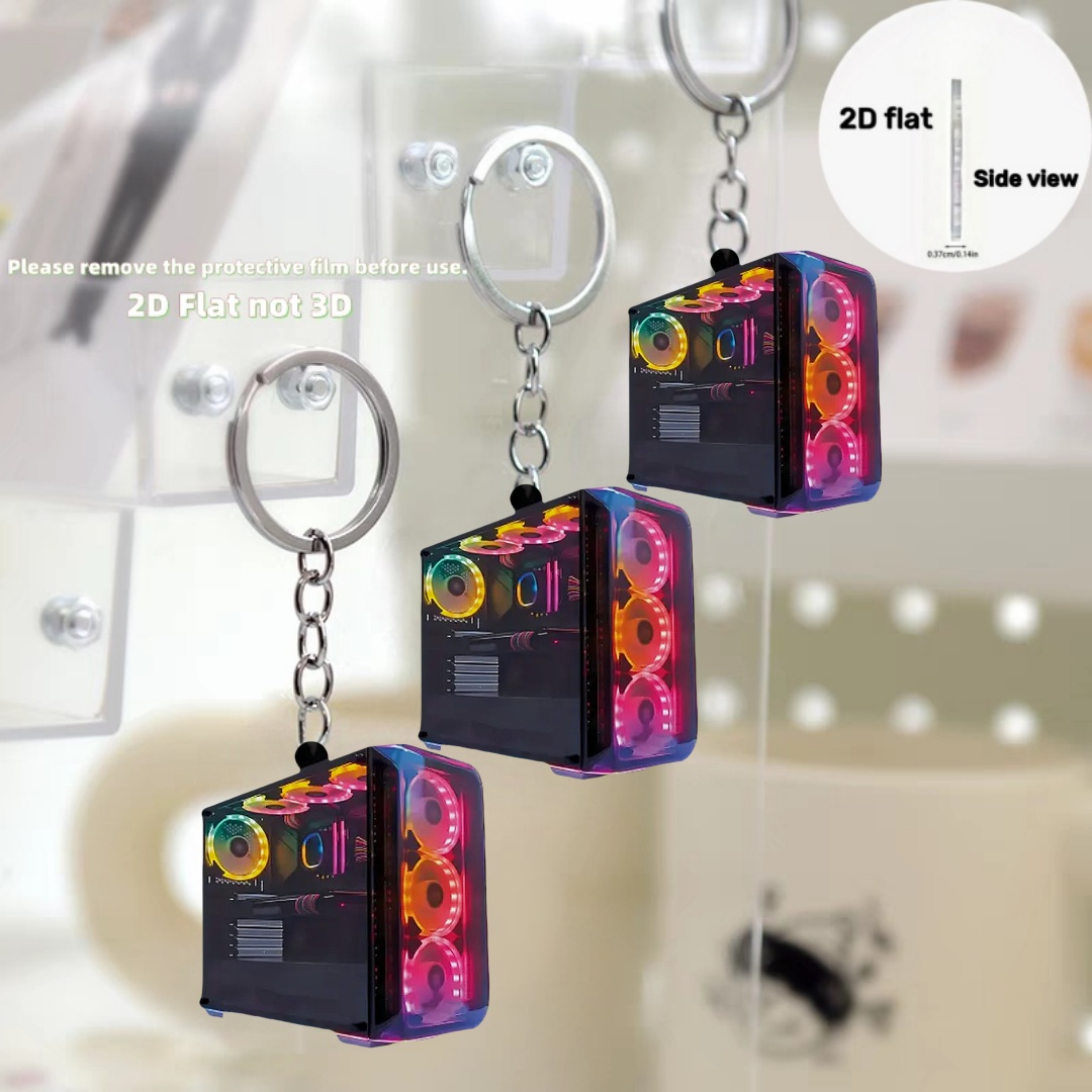 RGB Computer Host Keychain,2D  - Office Tech Bag recensie en prijs