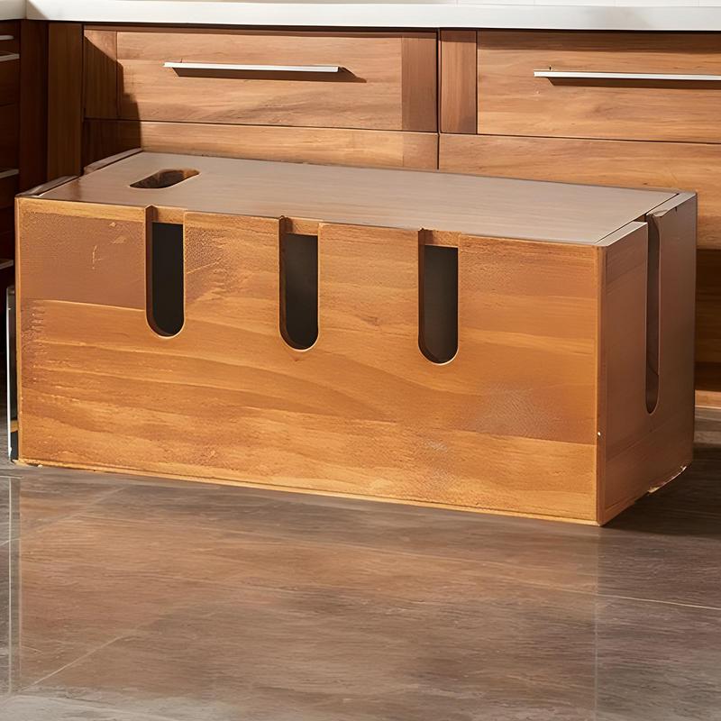 Wood Cable Organizer Box for E - Surge Protector Rack recensie en prijs