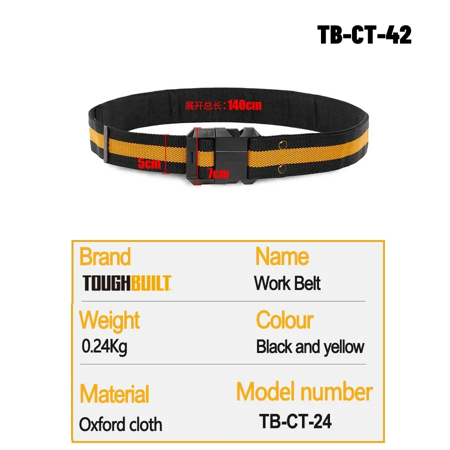 ToughBuilt TB-CT-42 Work Belt  - Office Tech Bag recensie en prijs