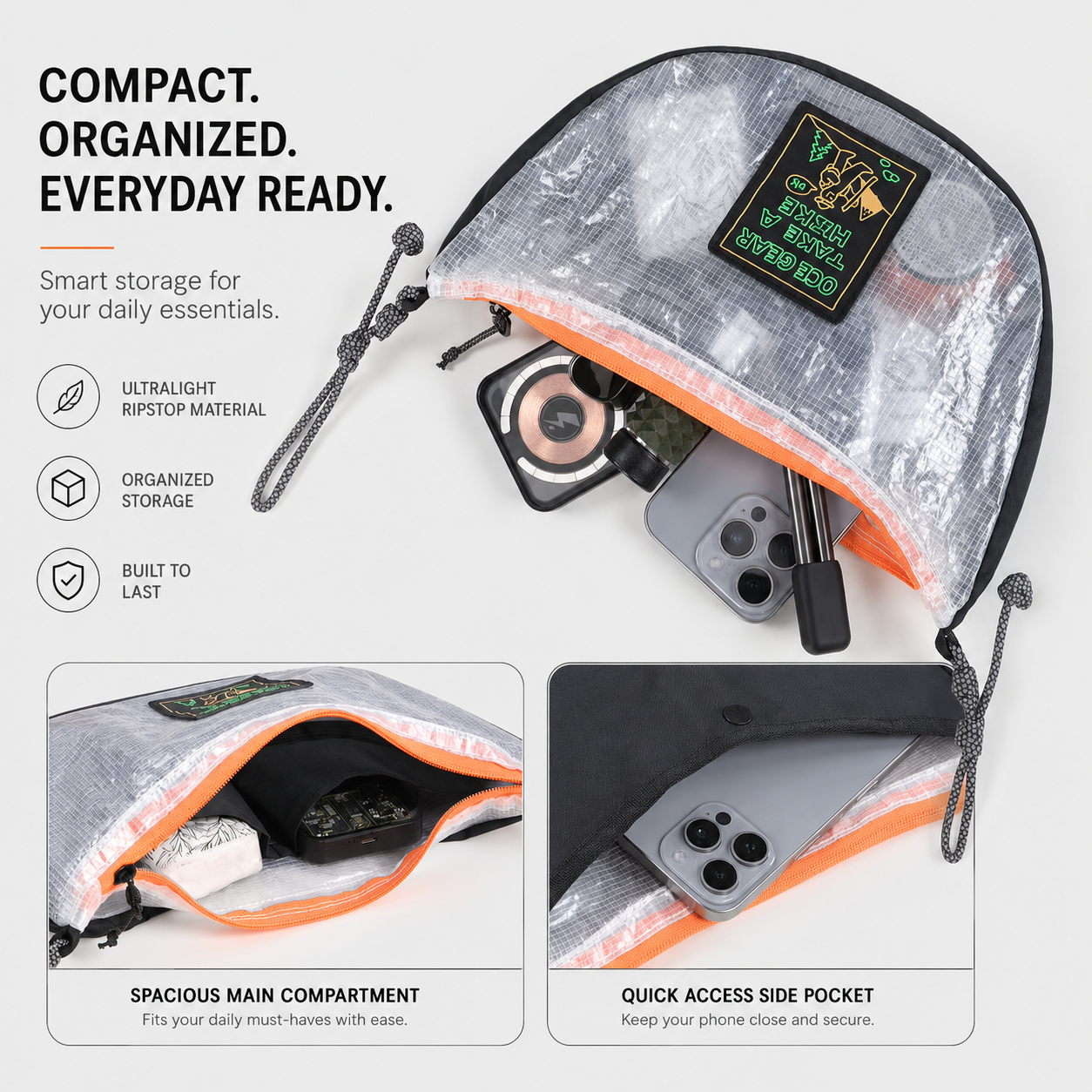ECOpak Tech Mesh Sling Bag Ult - Office Tech Bag recensie en prijs