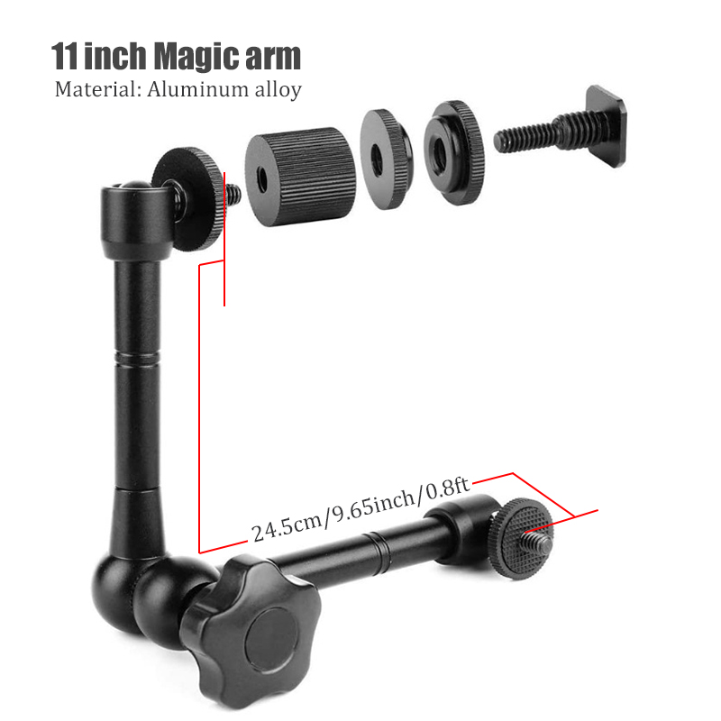 BFOLLOW Magic Arm 7 inch 11 in - Webcam Stand Clip recensie en prijs