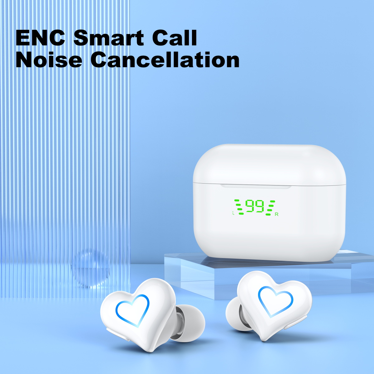 New heart shaped wireless blue - Office Tech Essentials recensie en prijs